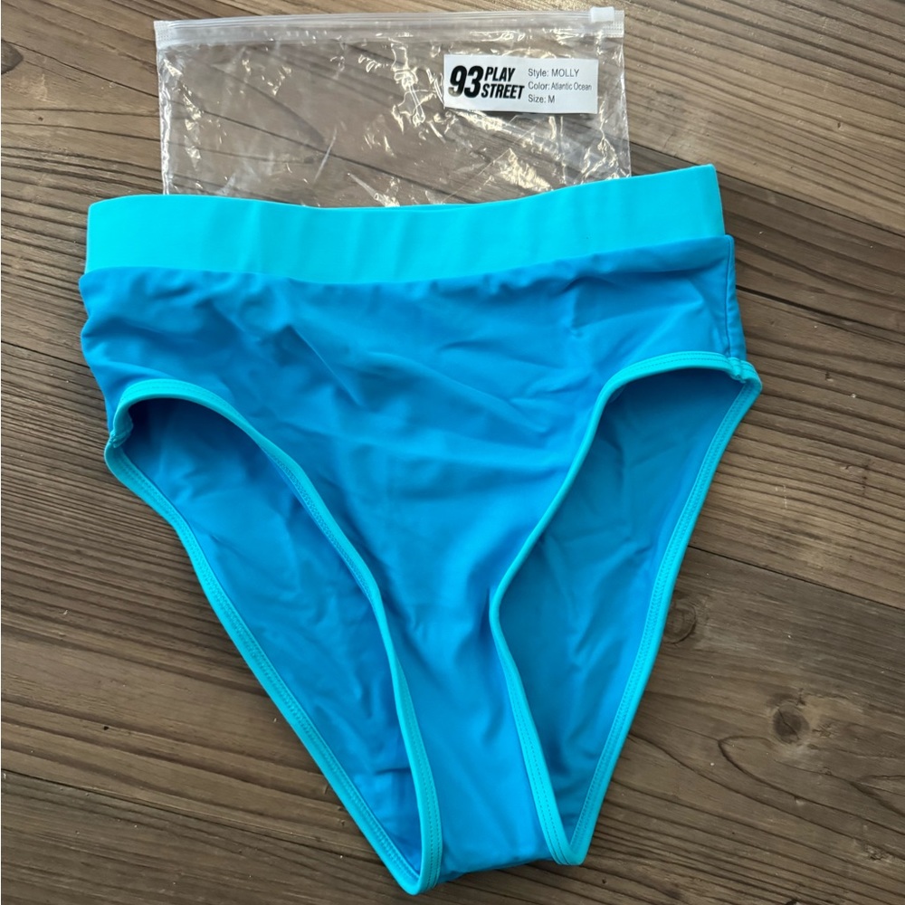 93 PLAY STREET size medium high rise Molly Atlantic Ocean swim bottoms